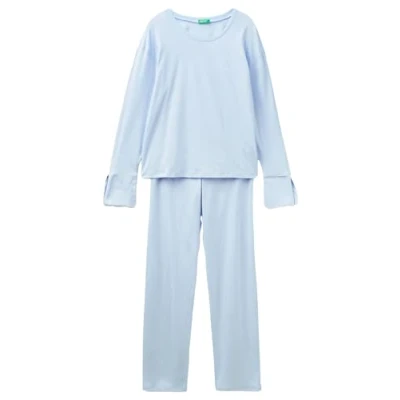 Abbildung von United Colors of Benetton Damen Pig(Trikot+Hose) 3Y5E3P02P Pyjamaset, Hellblau 2k3, XS