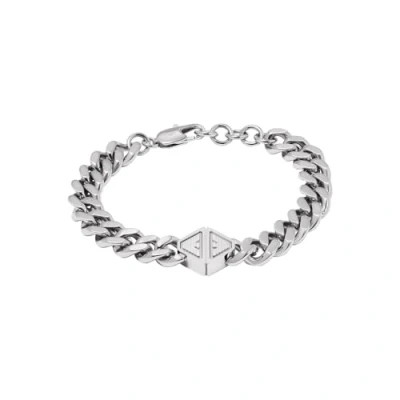 Abbildung von Emporio Armani Trend Armband silvercoloured, Herren, Größe: One Size, Silver coloured