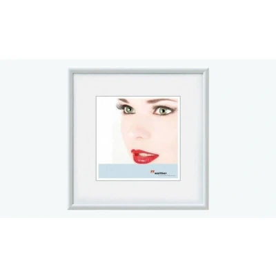 Abbildung von Walther Bilderrahmen Kunststoffrahmen KW220H Galeria 20x20cm weiss