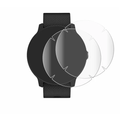 Abbildung von BROTECT 2 Stück Full Cover Schutzfolie für Garmin vivoactive 3 Music Screen Displayschutz Folie [3D Curved, Anti Fingerprint, Kristall Klar]