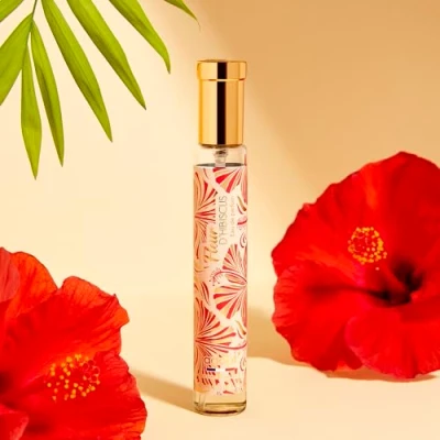 Abbildung von adopt FLEUR D&#039;HIBISCUS, 30ml Eau de Parfum, Damenduft exotisch, Hibiskusblüte, Granatapfel, sinnliche Vanille, fruchtig, Blumig, Made in France, tropischer Duft, Langanhaltend, adopt:Damenduftt