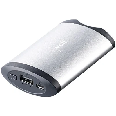 Abbildung von revolt Powerbank Heizung: 2in1 mit Handwärmer, 5.200 mAh, 2 Temperaturstufen (USB Heizung Powerbank, Heizfunktion, Beheizbare Handschuhe)