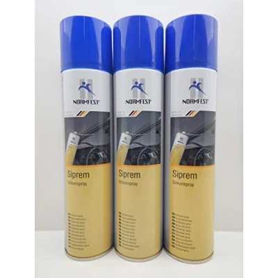 Abbildung von Normfest Siprem Silikon Spray Schmiermittel 3x 400ml
