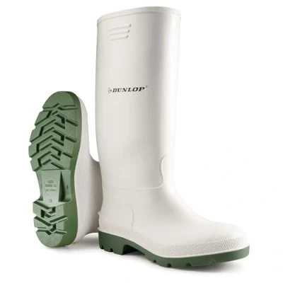 Abbildung von Dunlop Gummistiefel, Herren, Größe: 48, Weiß Gummi/textil