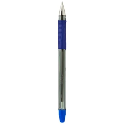 Abbildung von Pilot BPS GP Kugelschreiber 12 Stück gummierter Griff M 1,0 mm Schreibspitze 0,4 Strichbreite blau