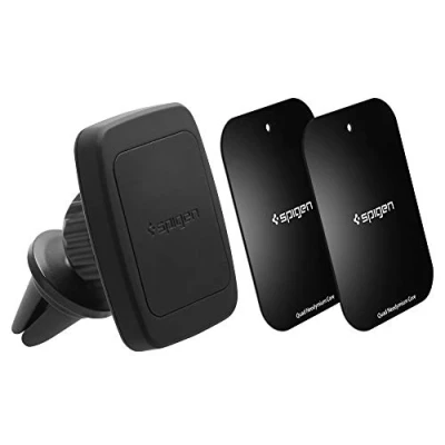 Abbildung von Handy Autohalterung, Spigen® 360 Sicheres Ansicht [Premium Air Vent Magnetic] [Hex Neodymium Core] Universal KFZ Halterung Magnetic A201 (000CD20115)