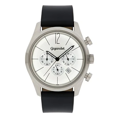 Abbildung von Gigandet Herren Analog Japanisches Quarzwerk Uhr mit Leder Armband AVG13 01