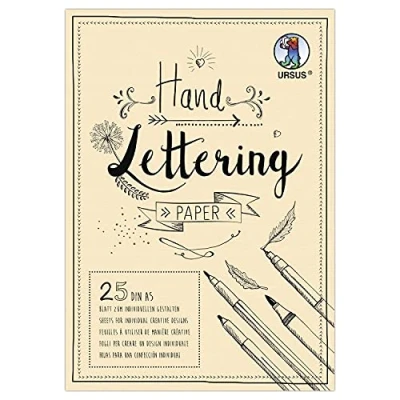 Abbildung von Handlettering Papier Creme, A5