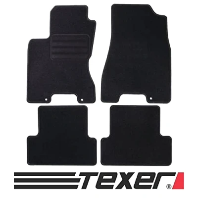 Abbildung von TEXER Textil Fußmatten Passend für Nissan X Trail II T31 Bj. 2007 2014 Basic