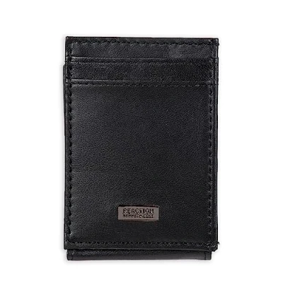 Abbildung von Kenneth Cole REACTION Herren RFID Fronttasche Geldbörse, Black Liberty, Einheitsgröße