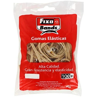 Abbildung von Fixo 56540 Gummibeutel, 100 g, mehrfarbig, 4 mm x 15 cm