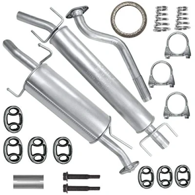 Abbildung von Auspuffanlage Schalldämpferset Auspuff für Opel Astra G 2 II Kombi 2.0 DI DTI 2.2