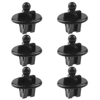 Abbildung von EMSea 6 Stück Auto Heckablage Clip Ersatz 1028271 Kompatibel mit Ford Fiesta 20012008 Fusion 20012011 Kunststoff Paketregal Aufhänger Clips