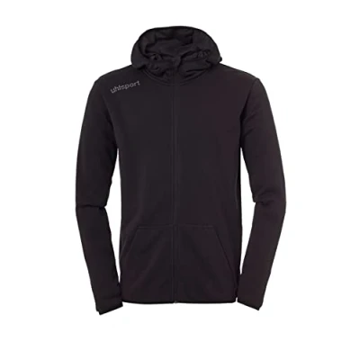 Abbildung von uhlsport Unisex Kinder Essential Kapuzenpullover, Schwarz, 140 EU