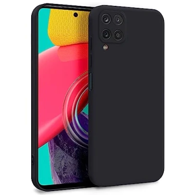 Abbildung von MyGadget Hülle für Samsung Galaxy M53 5G Zweilagige Handyhülle mit Kameraschutz Cover Innenfutter &amp; Silikon außen Schwarz