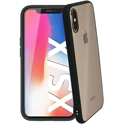 Abbildung von smart engineered se® HARDCASE für iPhone 11 Pro Max Hülle Transparente Schutzhülle Schwarzer Softframe Kratzfest Stoßfestigkeit Handyhülle case Cover durchsichtig
