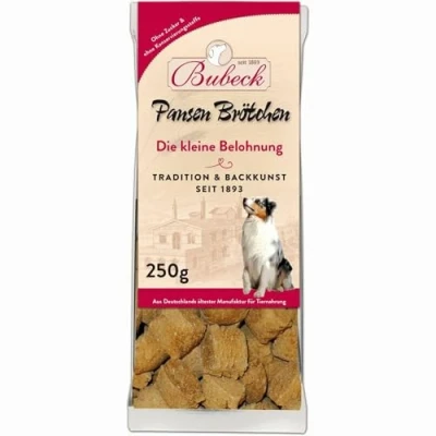 Abbildung von Hundeleckerli mit Pansen Kausnack Bubeck gebackene Hundekekse