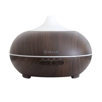 Abbildung von TELLUR SMART Aroma Diffuser Alexa für Ätherische Öle, Ultraschall, WiFi, Telefon App, Kompatibel mit und Google, Automatisierung, Automatische Abschaltung bei Trockenheit, 300ml, RGB LED Licht