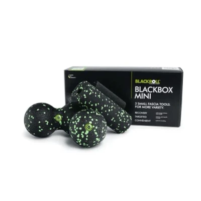 Abbildung von BLACKBOX MINI Kleine Faszien und Massagetools im Set.