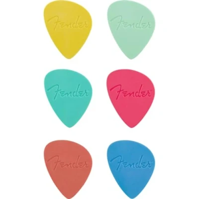 Abbildung von Fender Offset Picks Multi Colored 0.83 mm Plektren Set
