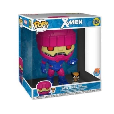 Abbildung von Funko X Men Super Sized Jumbo POP! Vinyl figurine Sentinel with Wolverine 25 cm