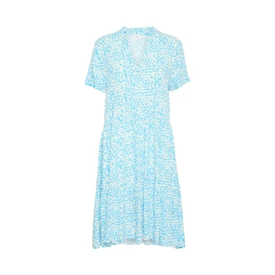 Abbildung von Saint Tropez Edasz SS Freizeitkleid, Damen, Größe: Large, Ethereal blue leomania