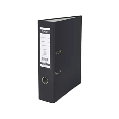Abbildung von Bantex Ordner A4, 8cm breit, 15% mehr Kapazität als Standardordner, 20er Pack., 100551795, graphite