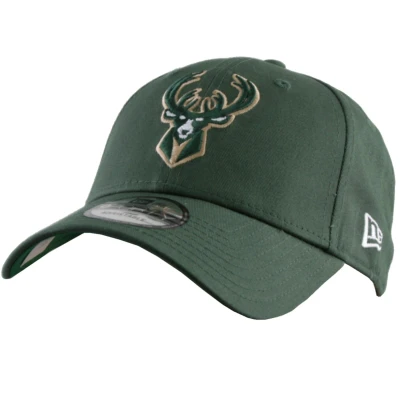 Abbildung von New Era 9FORTY Strapback SIDE Patch Milwaukee Bucks Cap, Herren, Größe: One Size, Celtic green