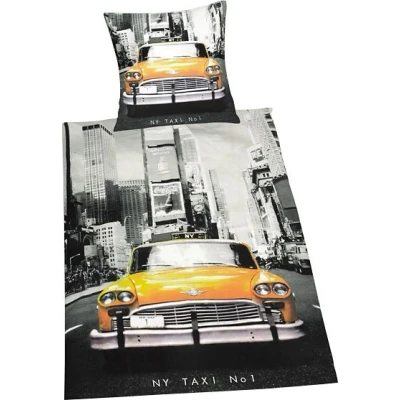 Abbildung von Herding Young Collection Bettwäsche &quot;Taxi&quot;, (2 tlg.), mit Motiv