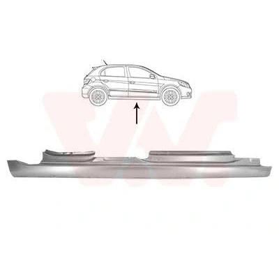 Abbildung von VAN WEZEL 5886104 Schweller Reparaturblech rechts VOLKSWAGEN: Golf 6 Variant, Jetta 3, 5 Variant
