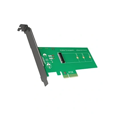 Abbildung von Icy Box IB PCI208 Interne PCI Karte 1x m.2 PCIe (NVMe) SSD (2242, 2260, 2280) zu Express (X4) Steckplatz bis 32 Gbit/S, Full Profile Bracket