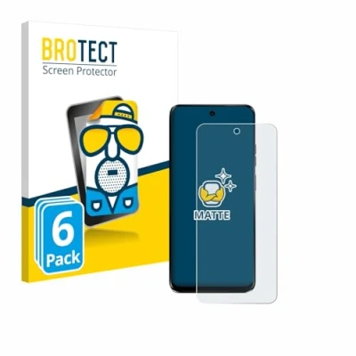 Abbildung von BROTECT Entspiegelungs Schutzfolie für Motorola G34 5G (6 Stück) Matte Displayschutz Folie, Anti Reflex, Fingerprint