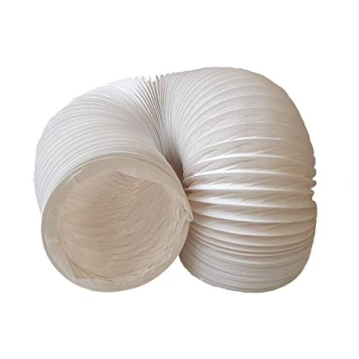 Abbildung von daniplus Abluftschlauch PVC flexibel Ø 150 mm, 5 m z.B. für Klimaanlagen, Wäschetrockner, Abzugshaube