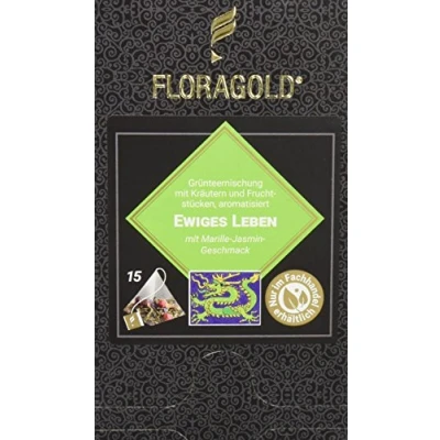 Abbildung von FLORAGOLD Pyramidenbeutel grüner Tee Ewiges Leben, 1er Pack (1 x 45 g)