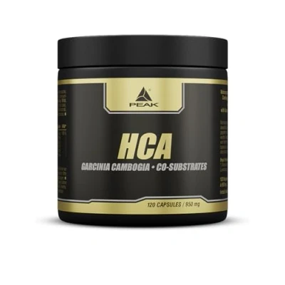 Abbildung von PEAK HCA 120 Kapseln I 30 Portionen Hydroxyzitronensäure Blutzucker Management Fettstoffwechsel Diät Garcinia Cambogia L Carnitin Inositol Cholin 114 g