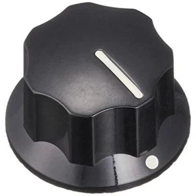 Abbildung von Fender Deluxe Jazz Bass® oberer konzentrischer Knopf, schwarz