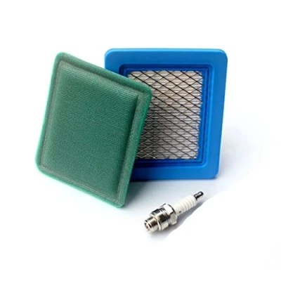 Abbildung von HURI Luftfilter/Vorfilter/Zündkerze ersetzt für Briggs &amp; Stratton 491588S 399959 Quantum Sabo Wolf Champion RJ19LM