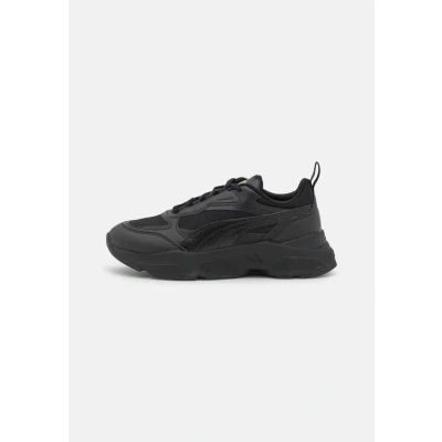 Abbildung von Puma Cassia Sneaker low, Damen, Größe: 36, Black/team gold Lederimitat/textil