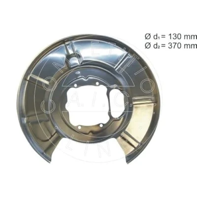 Abbildung von AIC 55504 Ankerblech Hinterachse links BMW: 5 Touring, Limousine, 6 Coupe