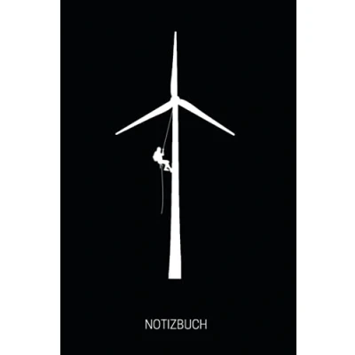 Abbildung von Notizbuch: Mechaniker für Windrad und Windkraftanlagen Planer, Kalender oder Notizheft 110 linierte Seiten im praktischen A5 Format