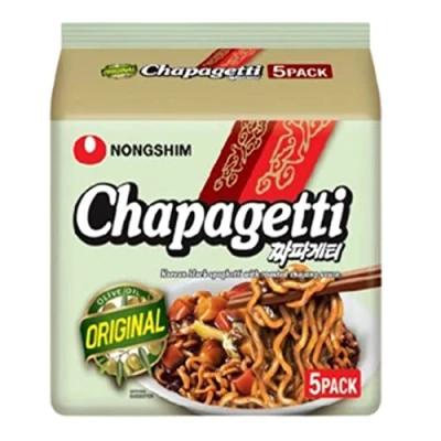 Abbildung von nongshim chapagetti chajang Nudeln, 4.5 oz 5 Packungen (Made in USA)