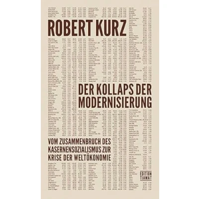 Abbildung von der Kollaps Modernisierung: Vom Zusammenbruch des Kasernensozialismus zur Krise Weltökonomie (Critica Diabolis)