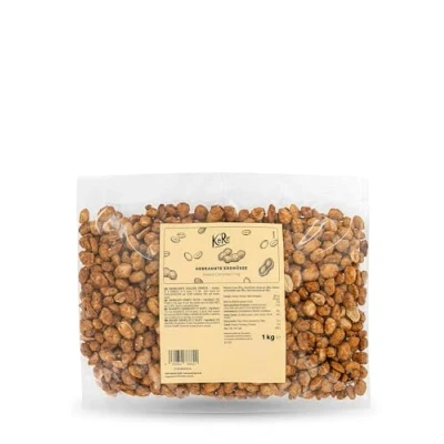 Abbildung von KoRo Gebrannte Erdnüsse Salted Caramel 1 kg Salzige Nuss meets süßes Karamell Knackige ganze Nüsse Praktische Vorteilspackung