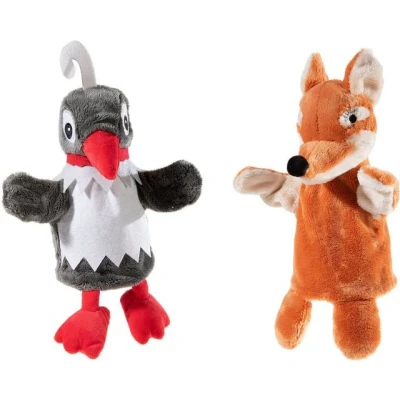 Abbildung von Heunec® Handpuppe Sandmann Set: Fr. Elster &amp; Hr. Fuchs (Set, 2 tlg), enthält recyceltes Material