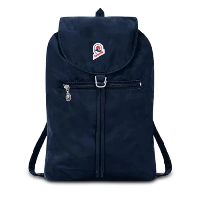 Abbildung von Invicta Tagesrucksack, Backpack für Reise Ausflüge &amp; Freizeit; Damen Herren, mit Hüftgurt faltbar blau, einfarbig, 8 LT, Extra leicht, MINISAC VINTAGE