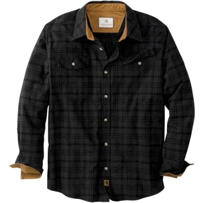 Abbildung von Legendary Whitetails Herren Legendäres Flanellhemd Button Down Shirt, Timberwolf Melange, Small