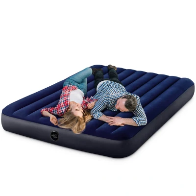 Abbildung von Intex Luftbett Indoor und Outdoor Queen Airbed aufblasbar 203x183x25cm 64759