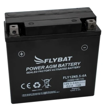 Abbildung von Batterie FlyBat FLY12N5.5 4A / 12N5.5 AGM geschlossen