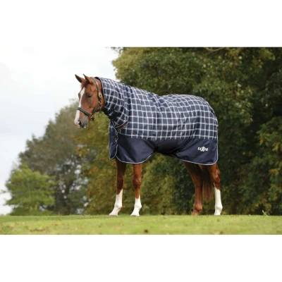 Abbildung von Saxon Decke Defiant 600D Combo Neck Heavy Navy Plaid 75/120