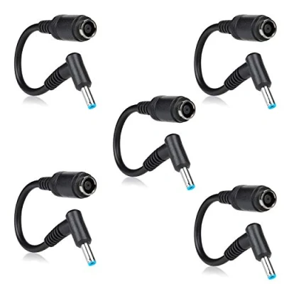 Abbildung von helpers lab Netzkabel Ladegerät Laptop Adapter Spitze Stecker Konverter für HP, Dell, Inspiron, Xps, Precision zu ASUS, Toshiba weiblich 7,4 x 5,0 mm bis 4,5 3,0 (5 Pack)